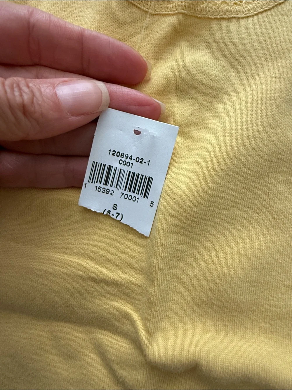 GAP kids girls yellow sleeveless tank top small 6 7 NWT